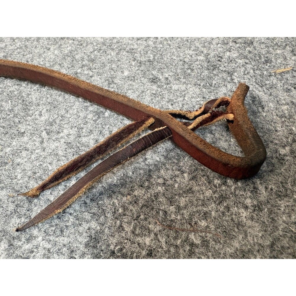 Western Leather Horse Split Reins Brown 65 In Long Riding Tack Trail Training - Picture 3 of 7